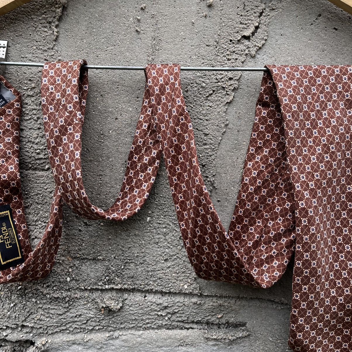 Fendi Fendi vintage silk tie Size ONE SIZE - 4 Thumbnail
