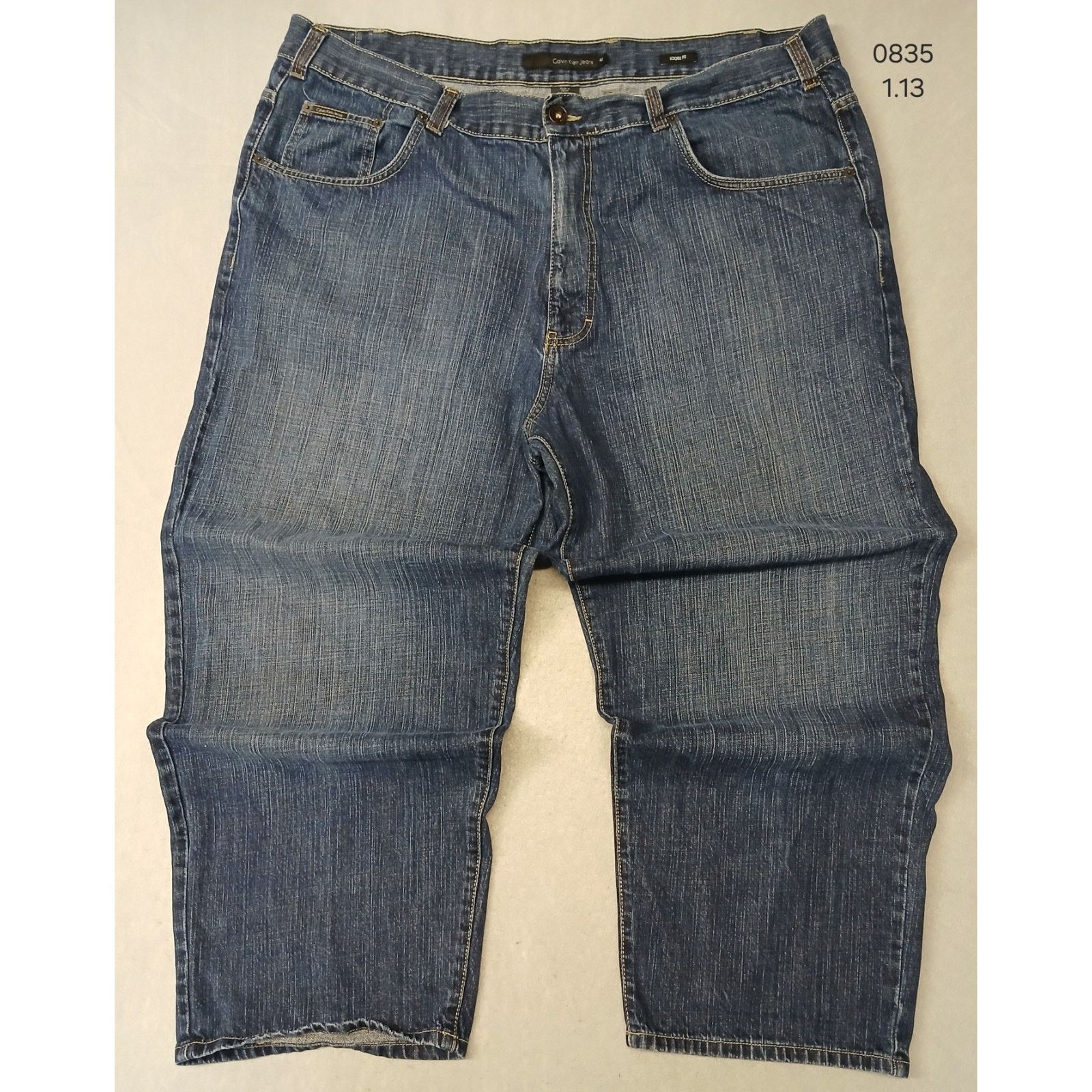 Calvin Klein Calvin Kline (46) Women's Loose Fit Blue Denim Jeans Size 32" / US 10 / IT 46 - 1 Thumbnail