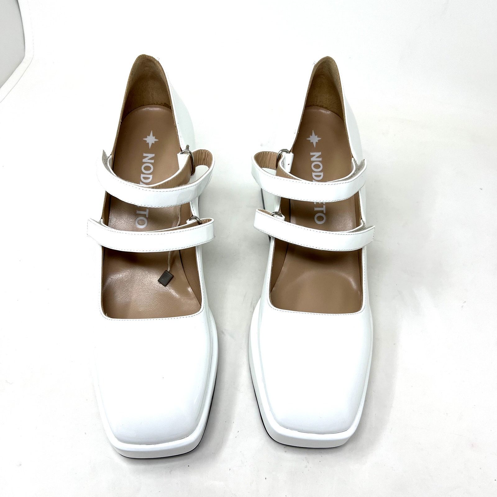 Nodaleto nodaleto bulla heels Babies white mary Jane size 40.5 10.5 Size US 10.5 / IT 40.5 - 2 Thumbnail