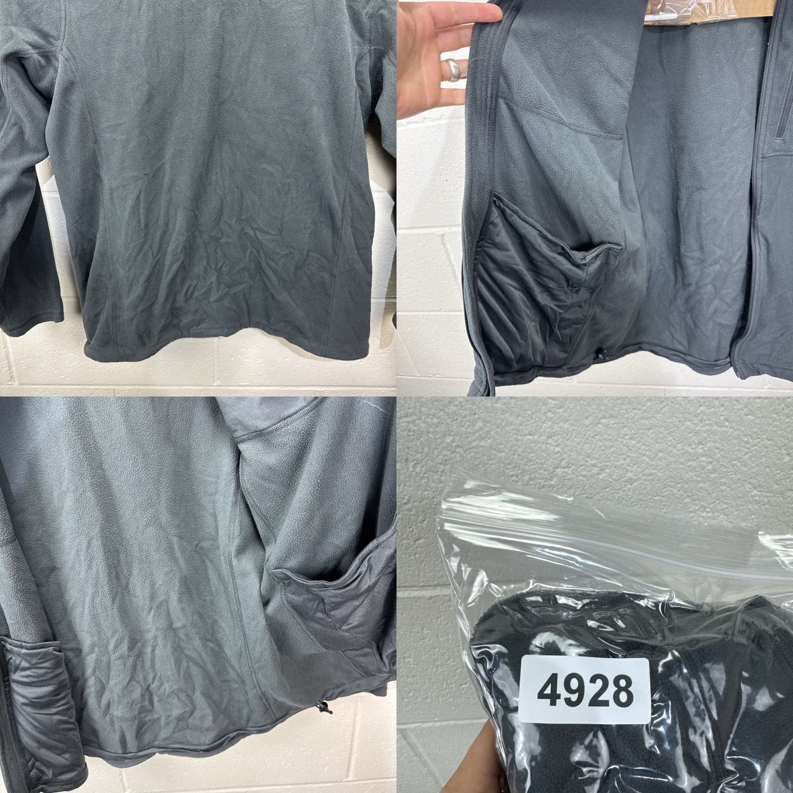 The North Face The North Face Jacket Mens Gray Fleece Jacket Full Zip Sweater Pockets Outdoor L Size US L / EU 52-54 / 3 - 10 Thumbnail