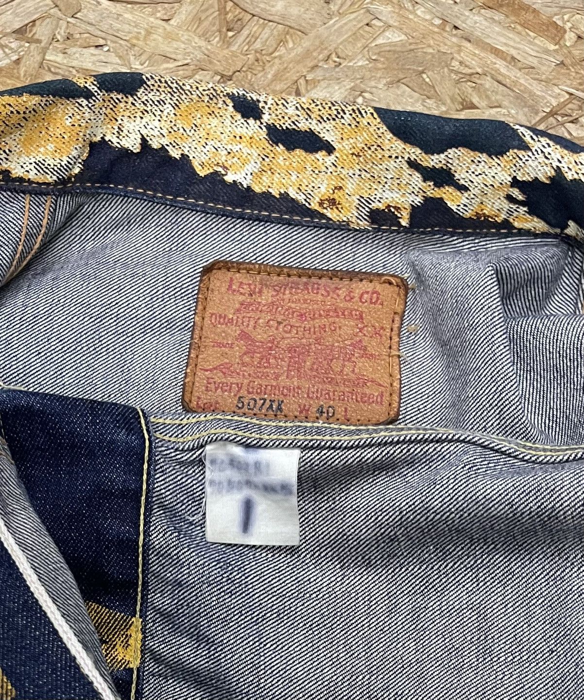 Levi's Vintage Clothing × Vintage RARE VINTAGE LEVIS 507XX BIG E JACKET Size US L / EU 52-54 / 3 - 10 Thumbnail