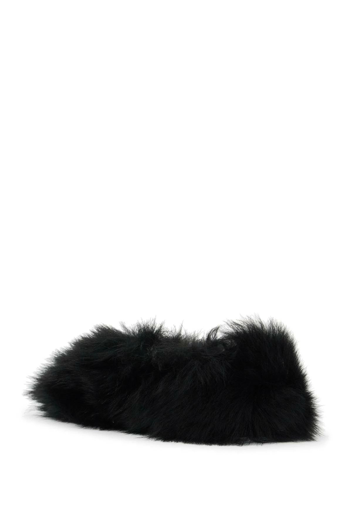 Jil Sander o1s22i1n0125 Fur Lined Slip Ons in Black Size US 6 / IT 36 - 3 Thumbnail