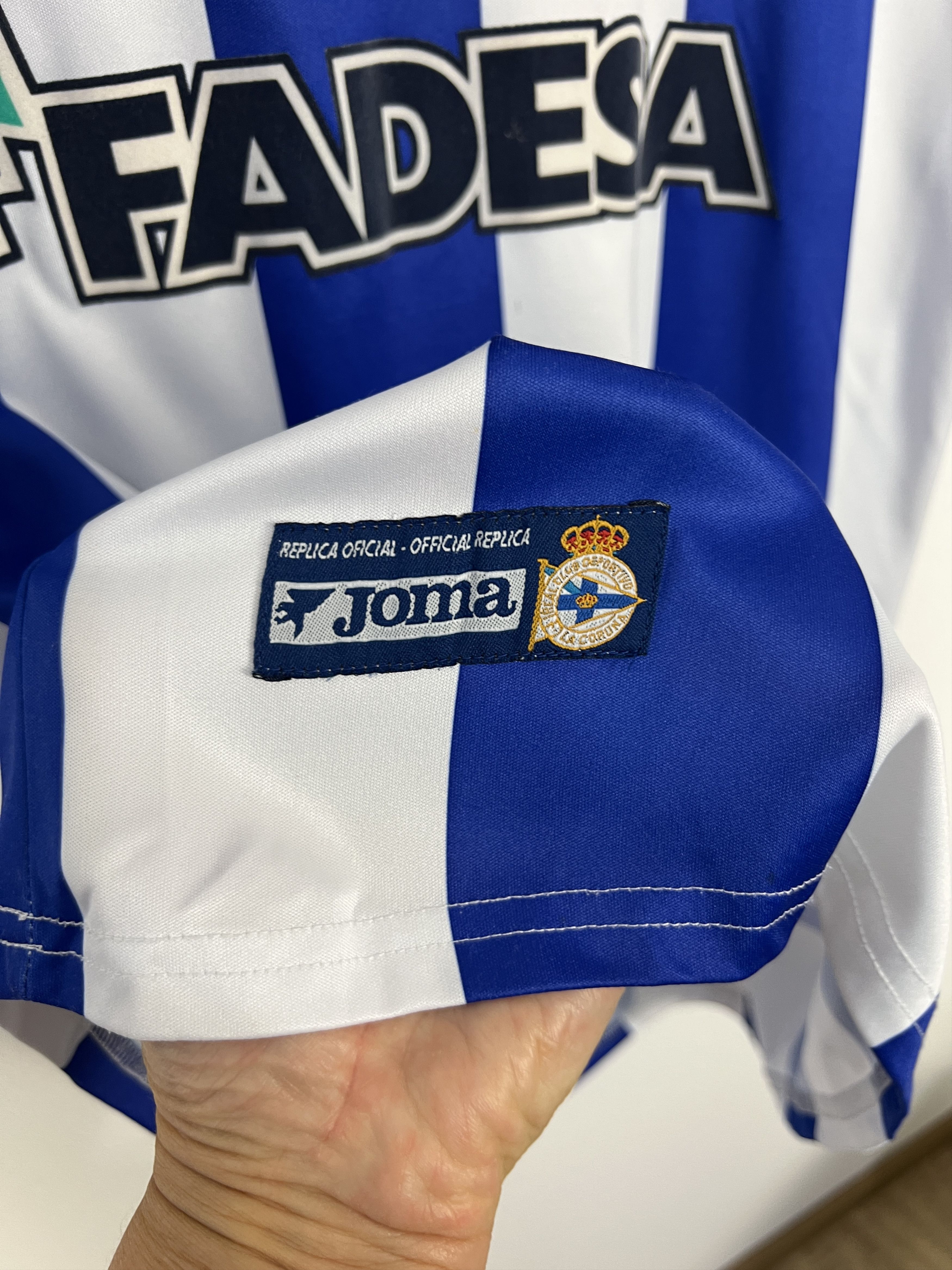 Joma Deportivo La Coruna Home football shirt 2003 Soccer Joma Size US L / EU 52-54 / 3 - 8 Thumbnail