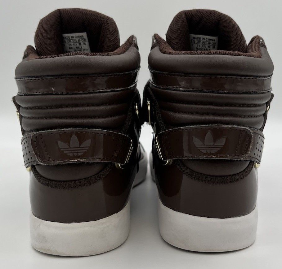 Adidas Adidas Adi-Rise Mid Men’s Size 8 Shoes Dark Brown Leather Size US 8 / EU 41 - 4 Thumbnail