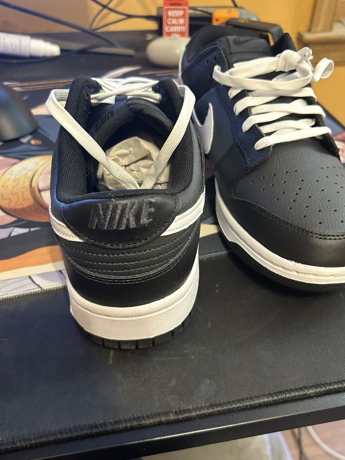 Nike Nike dunk low black white Size US 10.5 / EU 43-44 - 4 Thumbnail