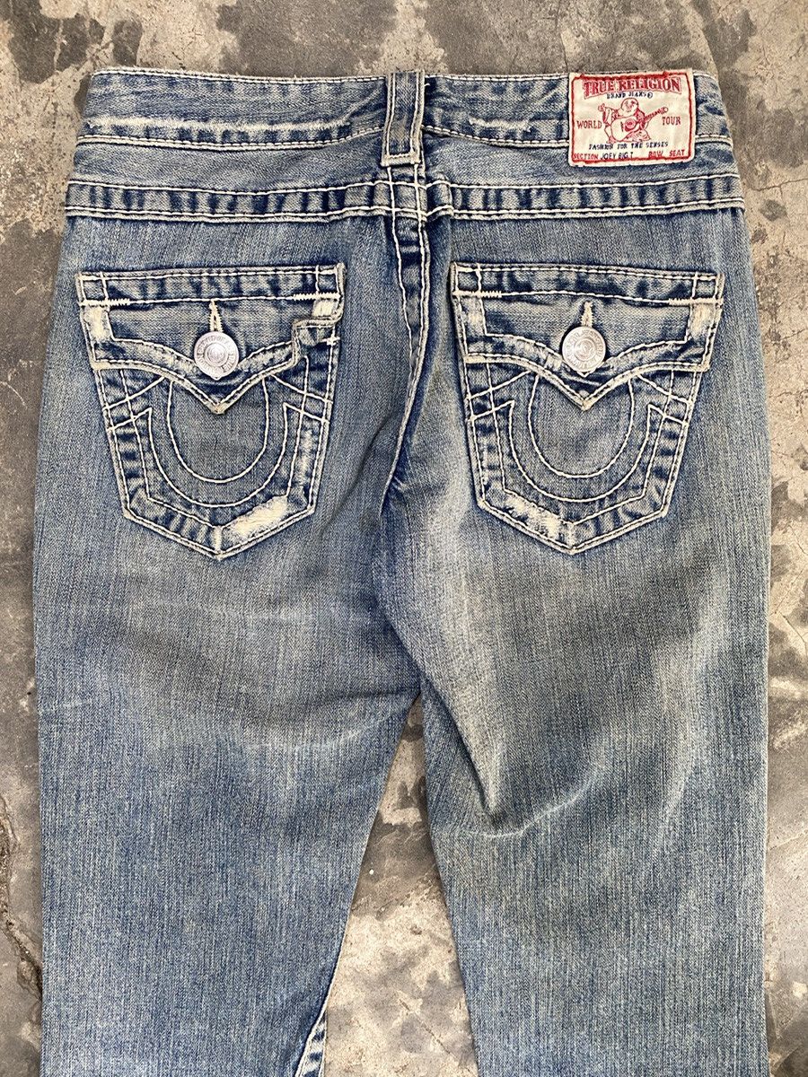 True Religion Flared True Religion Spiral Bootcut Jeans Size 28" / US 6 / IT 42 - 13 Thumbnail