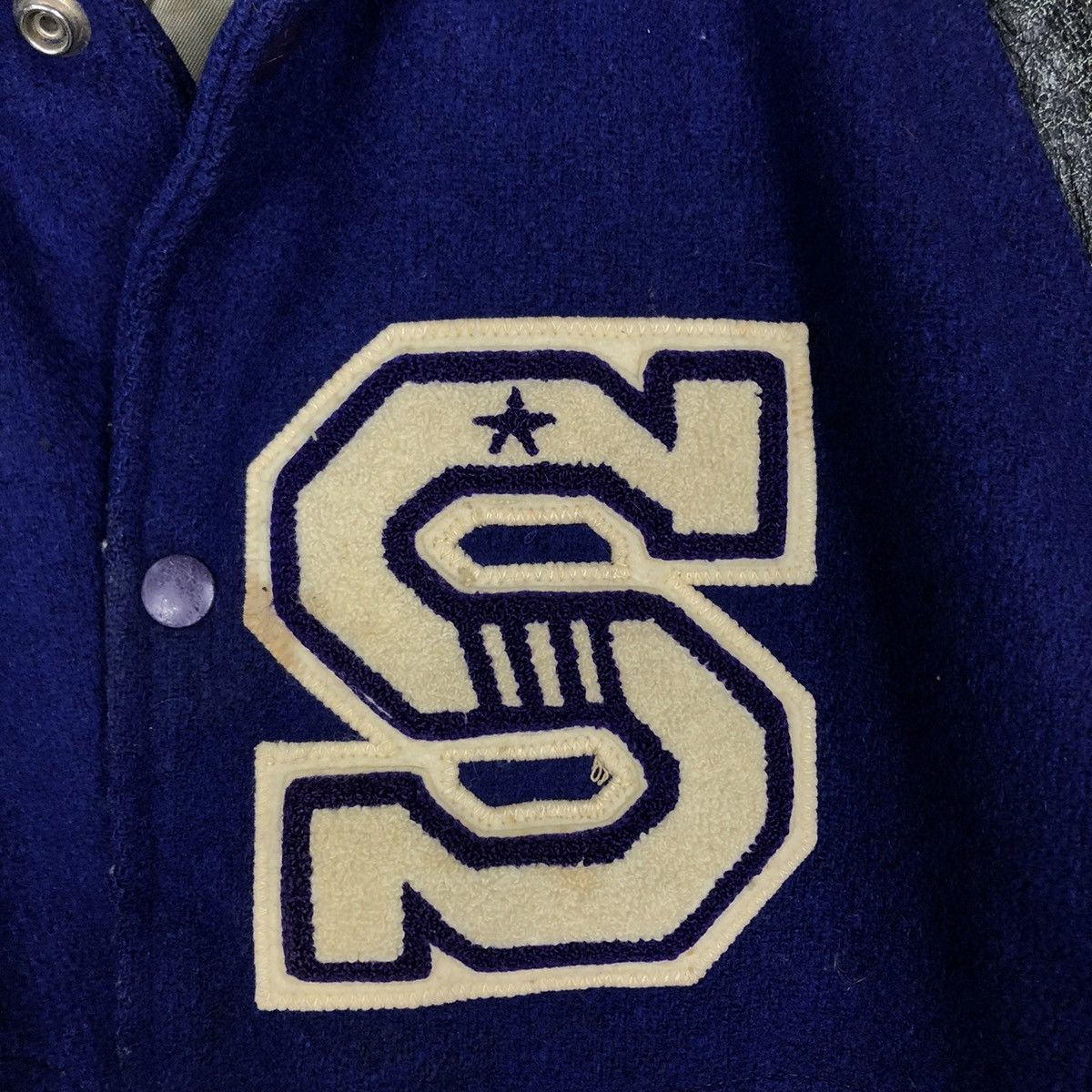 Toyo Enterprises 🔥Vintage Leather Varsity Jacket Division of Holt’s USA Size US M / EU 48-50 / 2 - 16 Thumbnail
