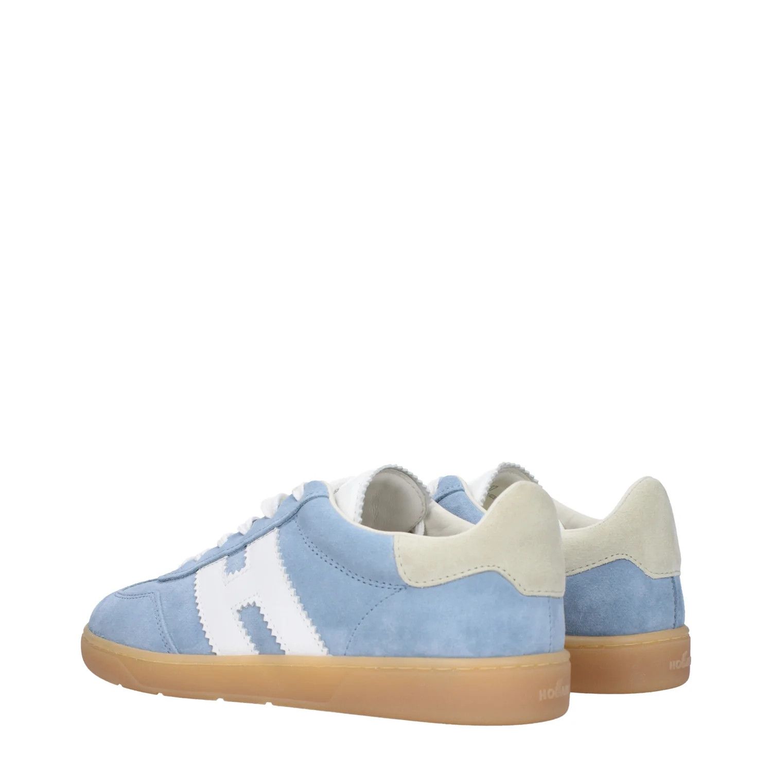 Hogan ob1o1e1124 Suede Sneakers in Light Blue Size US 10 / IT 40 - 4 Thumbnail