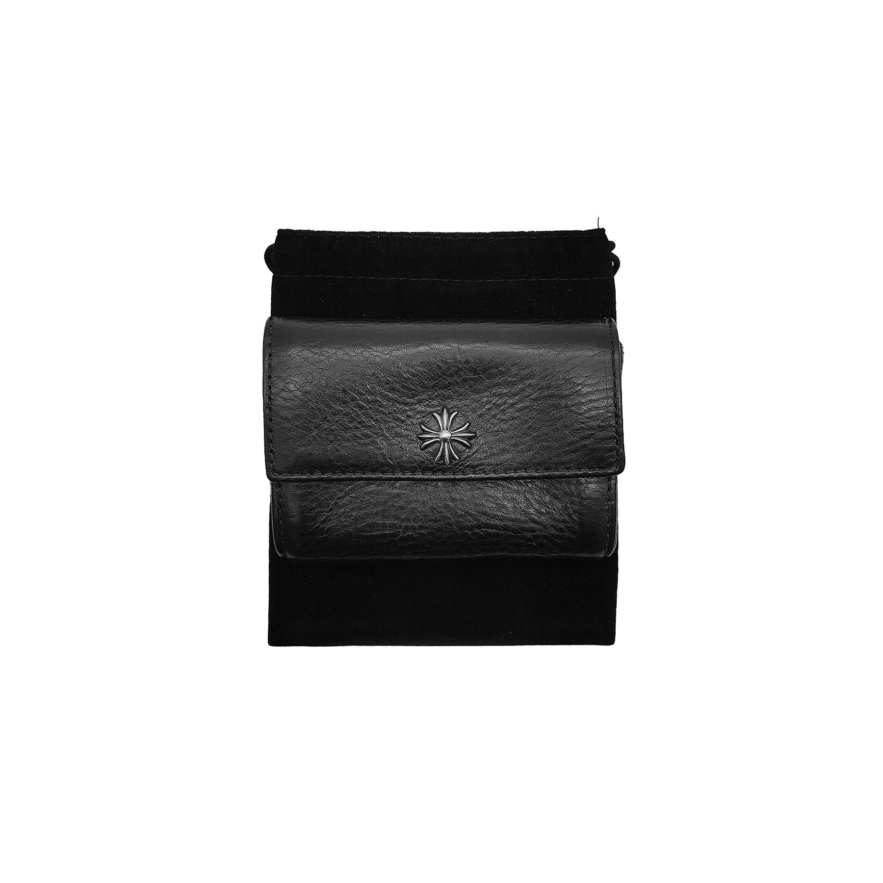 Chrome Hearts Chrome Hearts Tiny Plus Cross Leather Card Holder Size ONE SIZE - 4 Thumbnail