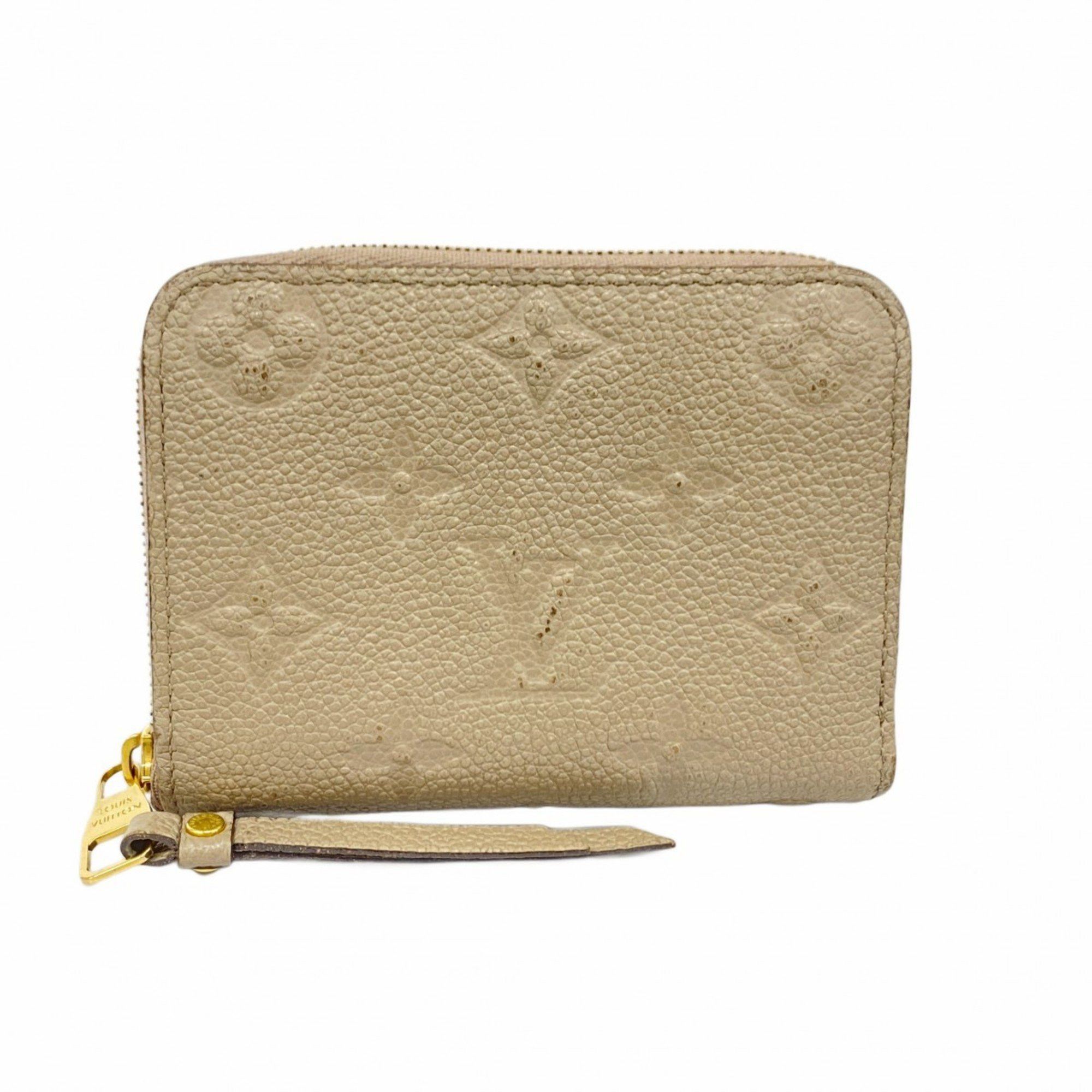 Louis Vuitton Wallets & Coin Cases Monogram Empreinte Zippy Purse M68696 Tourterelle Ladies, Women's