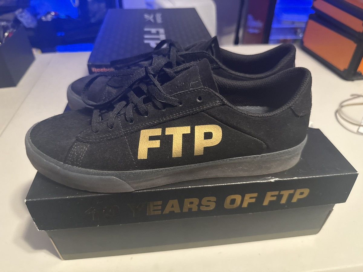 FTP X LAKAI - BLACK/GOLD SUEDE NEWPORT