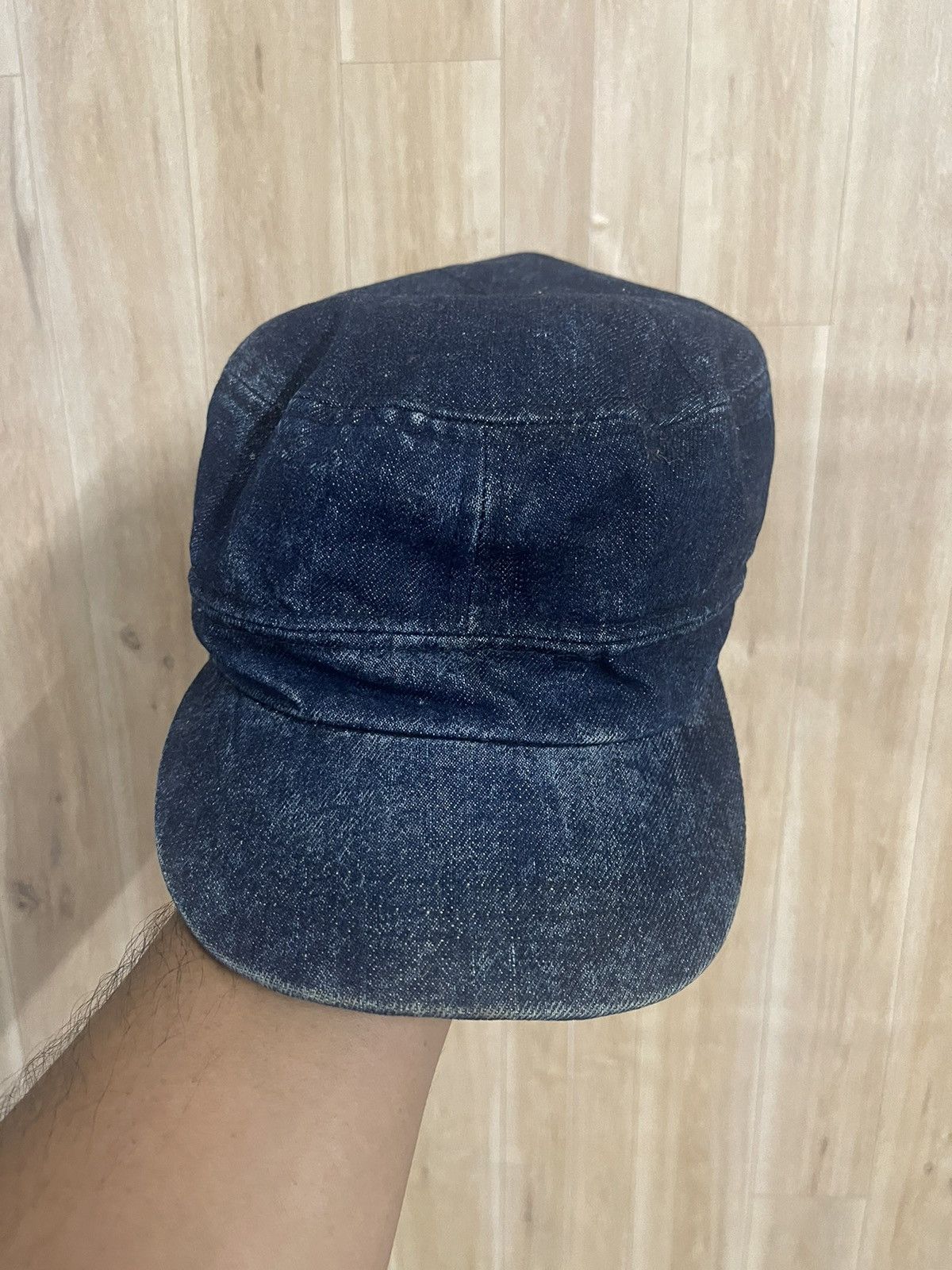 Denime × Japanese Brand Denim Cap By Denime Japan Distressed Mccoys Flathead Size ONE SIZE - 2 Thumbnail