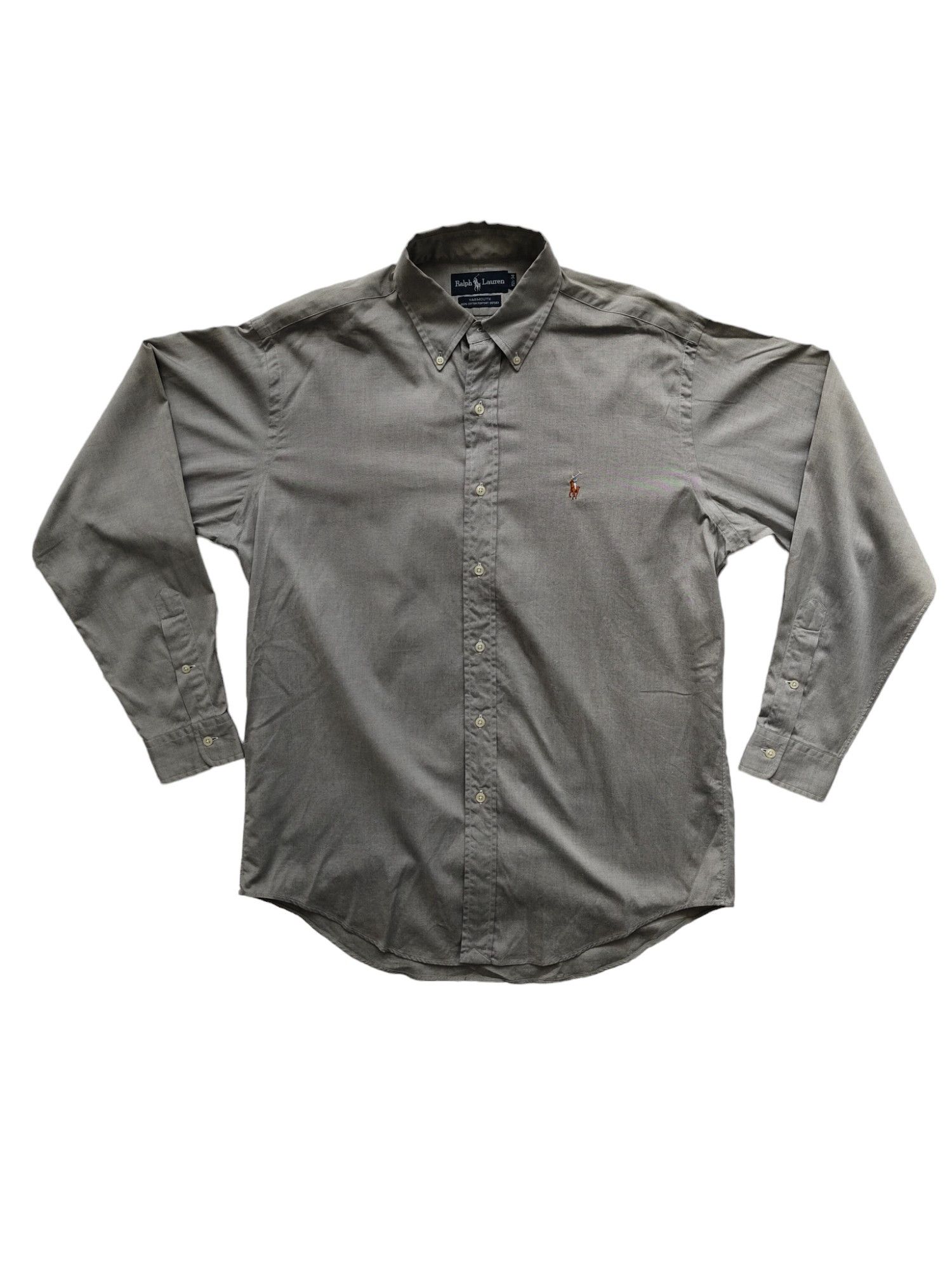 Ralph Lauren Ralph Lauren Light Olive Long Sleeves Shirt Size US M / EU 48-50 / 2 - 1 Thumbnail