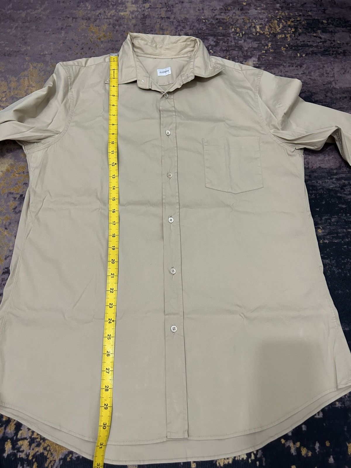 Jil Sander Jil Sander Tailor Made Button Shirt Size US L / EU 52-54 / 3 - 17 Thumbnail
