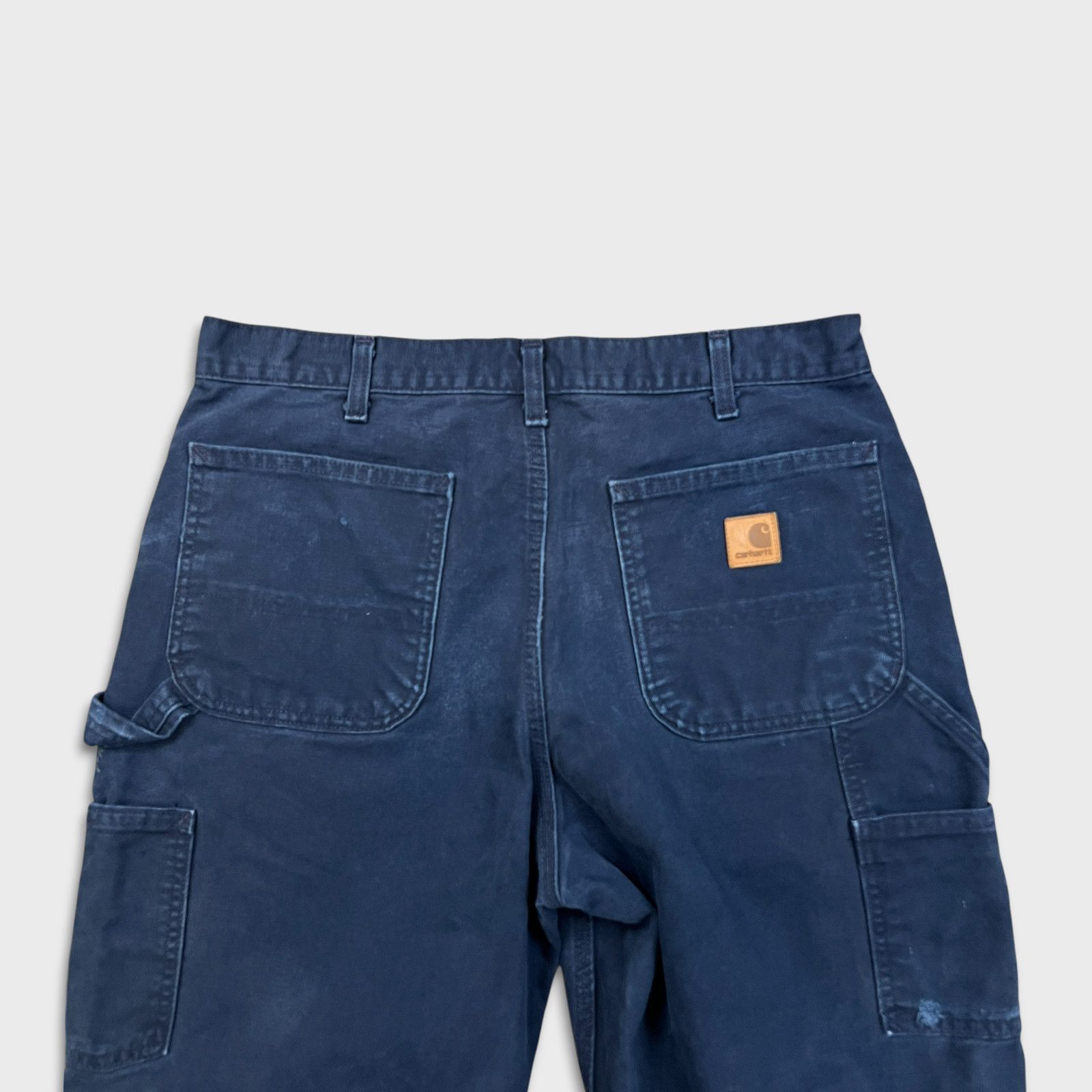 Carhartt × Vintage Carhartt Pants 34x30 Original Dungaree Work Carpenter Baggy Size US 34 / EU 50 - 8 Thumbnail