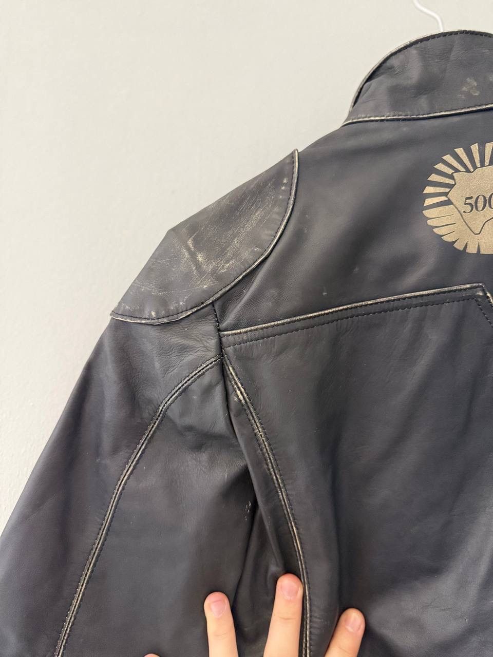 Puma RARE Archival x Puma Black Leather Jacket 500cc Motorcycle Size S / US 4 / IT 40 - 20 Thumbnail