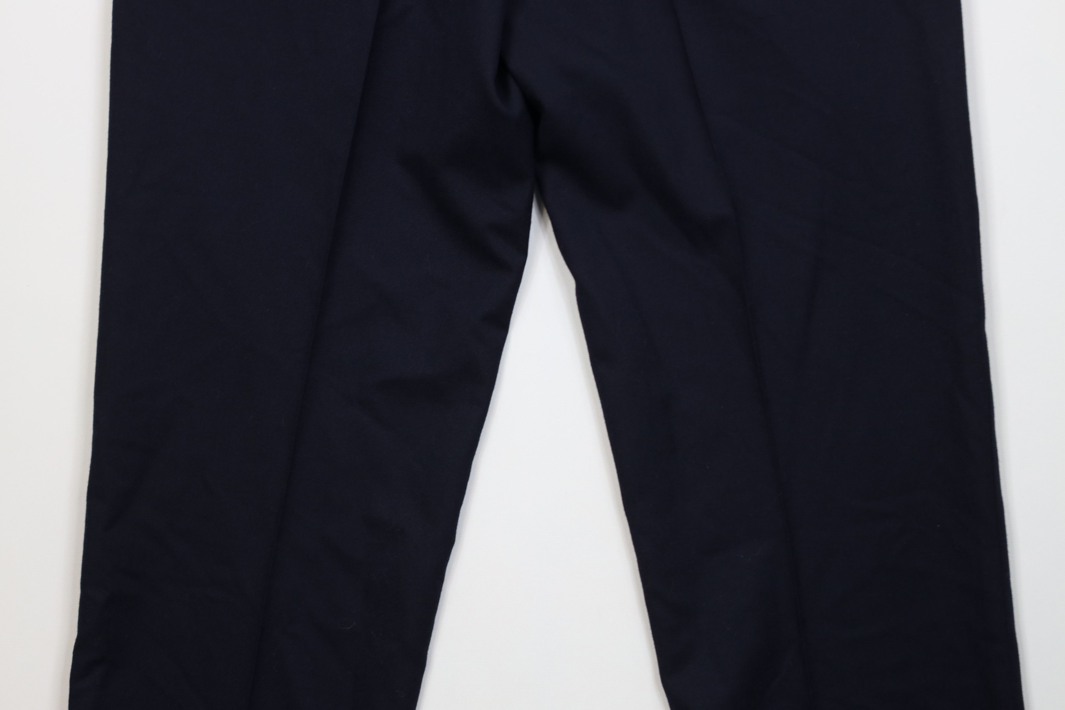 Vintage Vintage Streetwear Wool Knit Straight Leg Chino Pants Blue Size US 34 / EU 50 - 12 Thumbnail
