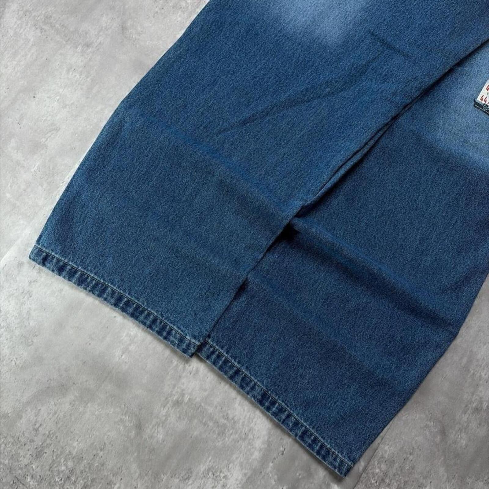 Pelle Pelle Y2K Blue Pelle Pelle Grunge Deadstock Baggy Denim Jeans Size US 44 / EU 60 - 4 Thumbnail