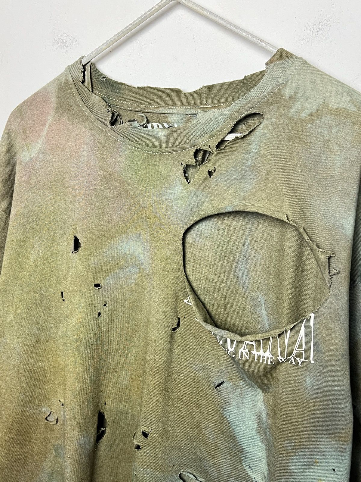 Nirvana tie dye trashed nirvana cobain t shirt 1/1 y2k Size US L / EU 52-54 / 3 - 4 Thumbnail