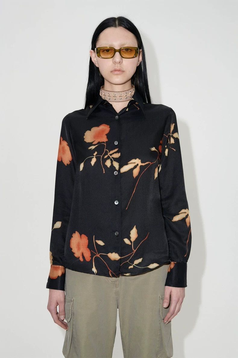 Our Legacy Our Legacy Silk floral shirts Size S / US 4 / IT 40 - 2 Thumbnail