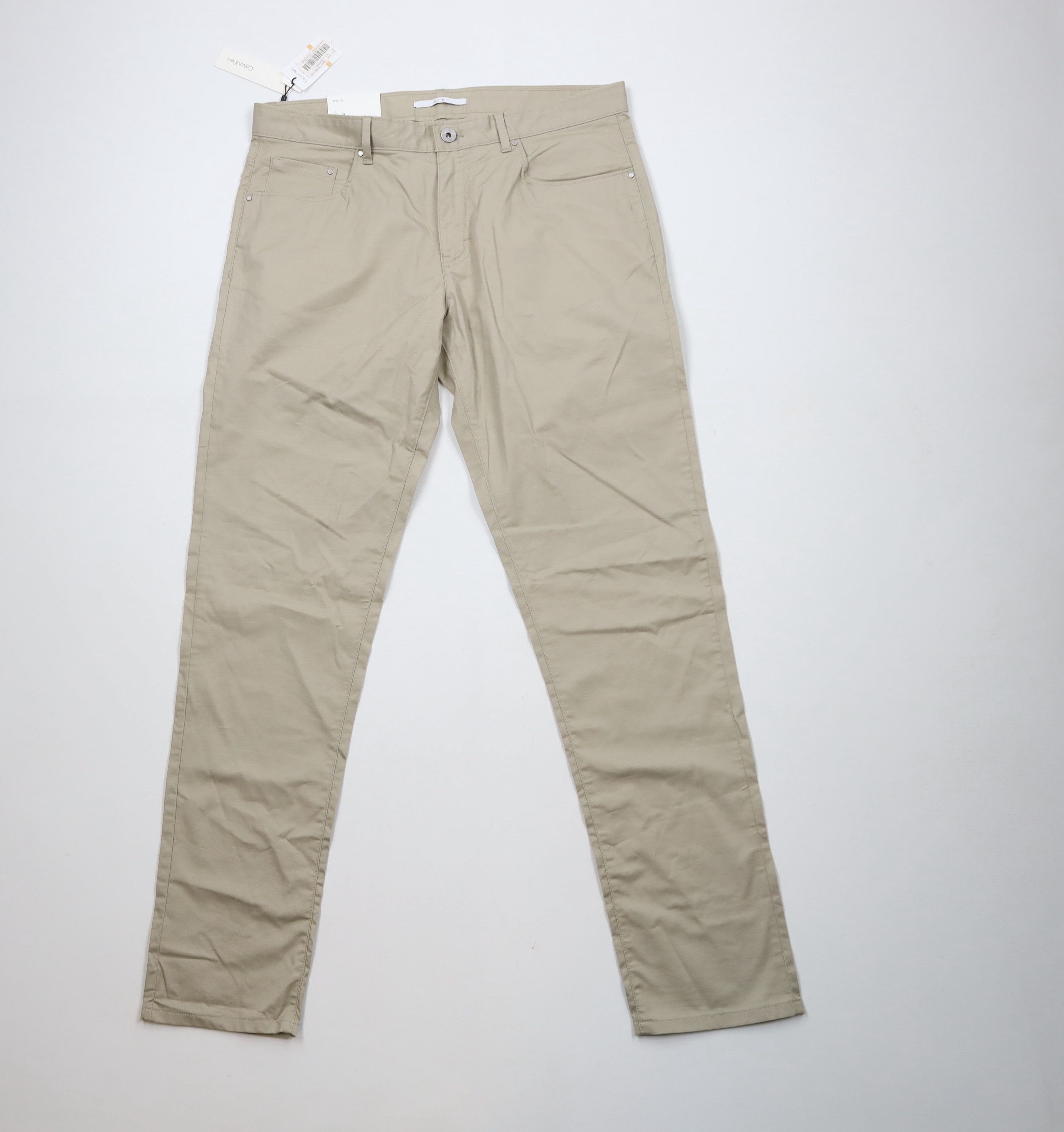 Calvin Klein × Vintage Deadstock Vintage Y2K Calvin Klein Straight Leg Chino Pants Size US 33 - 1 Thumbnail