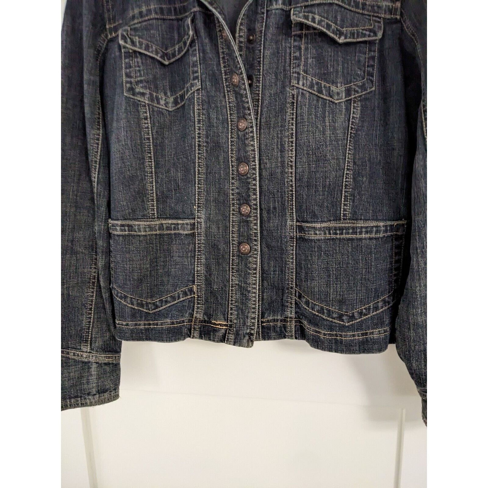 Other Vintage LAL Denim Jean Jacket Size L. Belted Back. Nipped In Size L / US 10 / IT 46 - 3 Thumbnail