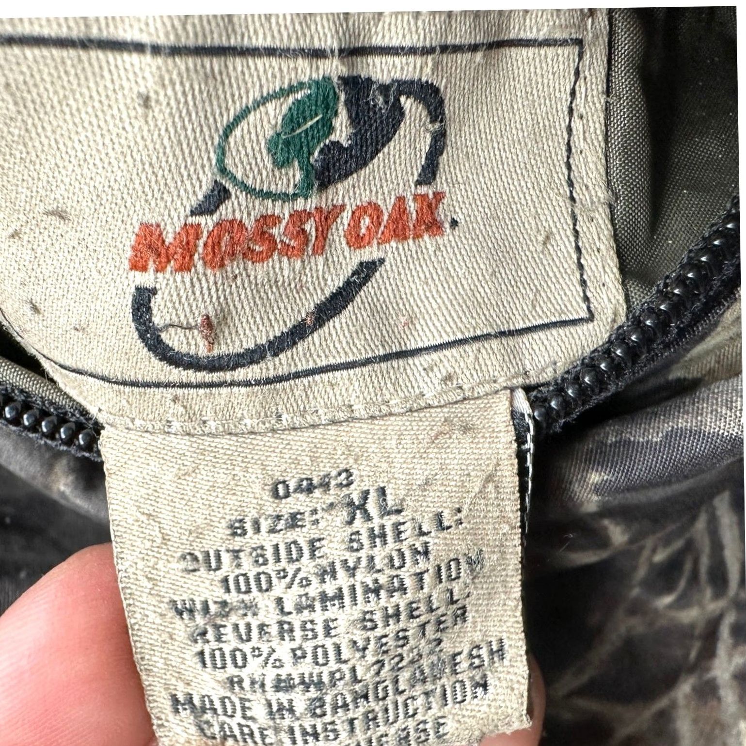 Vintage VINTAGE Mossy Oak Reversible Camouflage Fleece Hooded Jacket Mens XL Green Zipper Pockets Size US XL / EU 56 / 4 - 3 Thumbnail