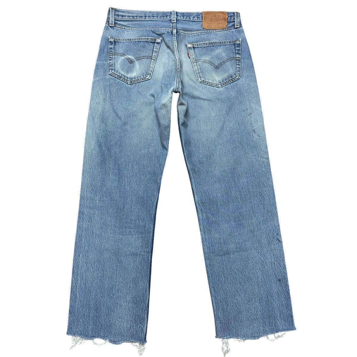 Levi's Vintage 90s Levis 501xx Distressed Cropped Jeans Size US 34 / EU 50 - 2 Thumbnail