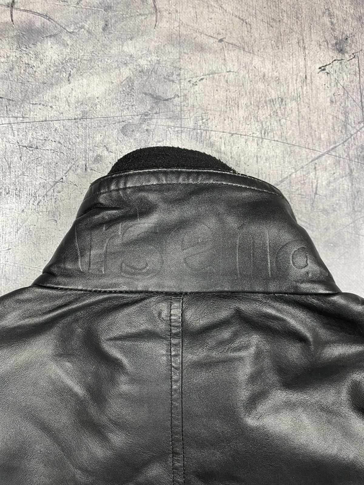 Vintage Vintage Rare Arsenal FC Leather Jacket London Football Club Size US S / EU 44-46 / 1 - 18 Thumbnail