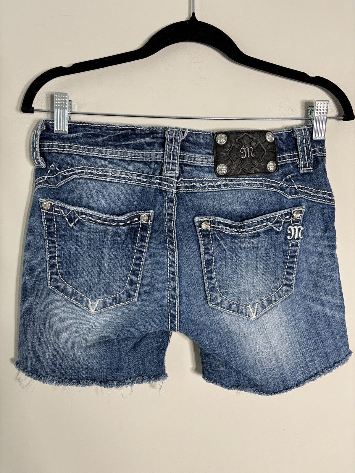 Miss Me Miss Me Jeans Cutoff Denim Shorts Size 29 Size 29" - 3 Thumbnail