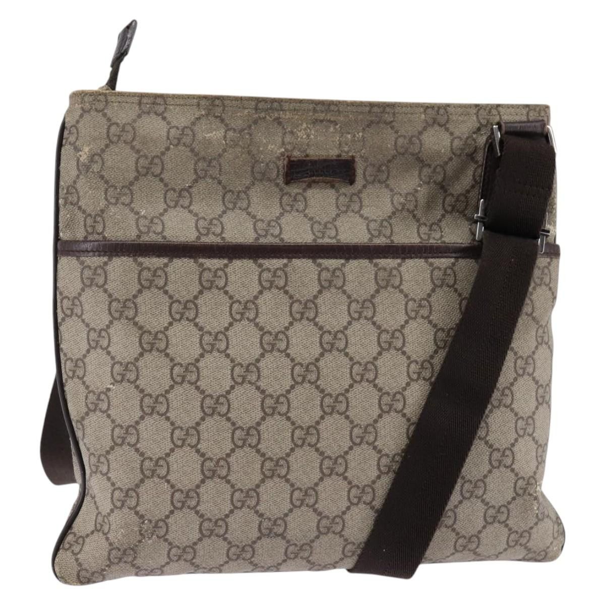 Gucci GUCCI GG Supreme Shoulder Bag Pvc Beige Size ONE SIZE - 1 Thumbnail
