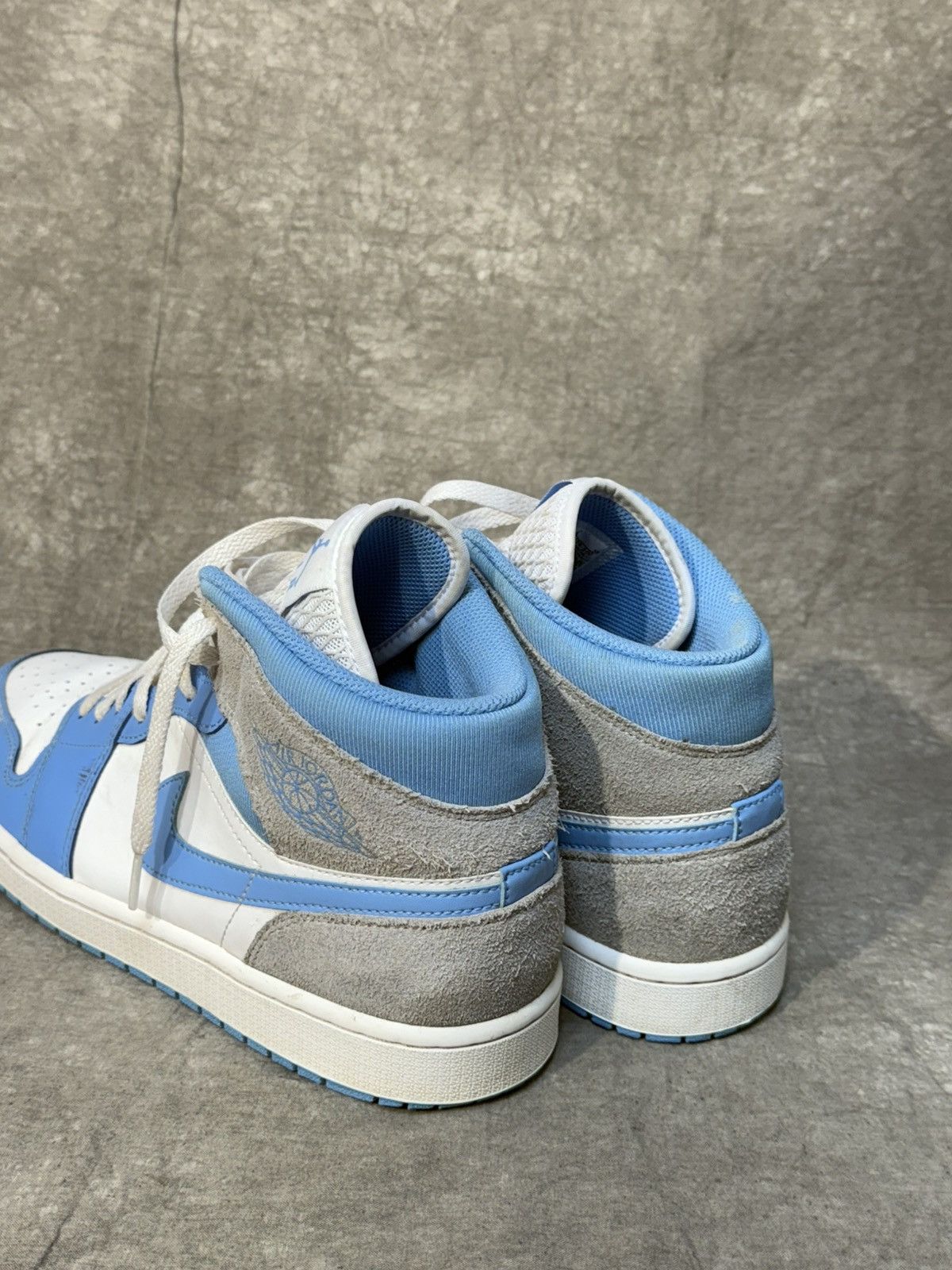 Jordan Brand Air Jordan 1 Mid University Blue Grey Size US 10.5 / EU 43-44 - 4 Thumbnail