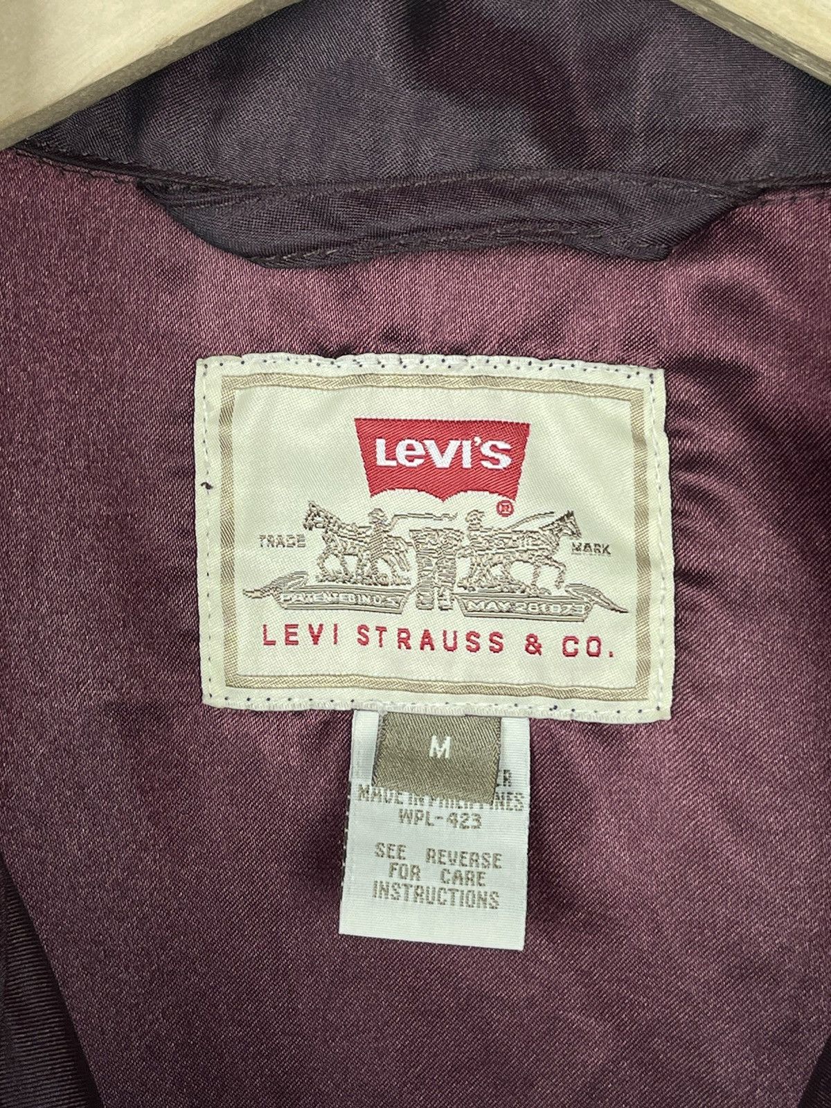 Levi's VNTG Levi’s Blue Jeans Overshirt Nylon Jacket Men’s Size M Size US M / EU 48-50 / 2 - 11 Thumbnail