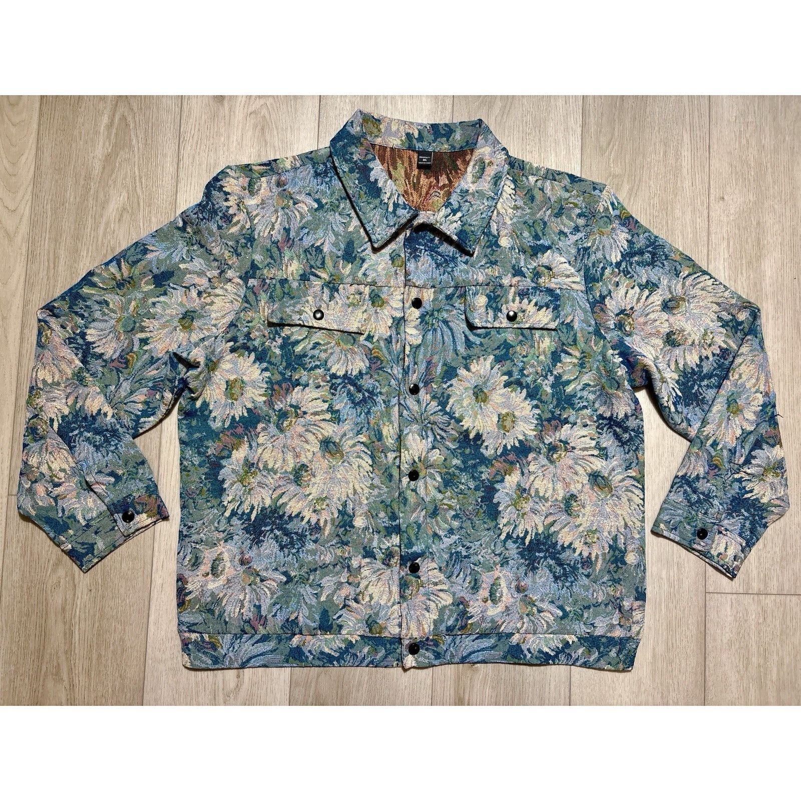 Other MANFINITY Floral Tapestry Jacket 3XL Western Oversized Size US XXL / EU 58 / 5 - 1 Thumbnail