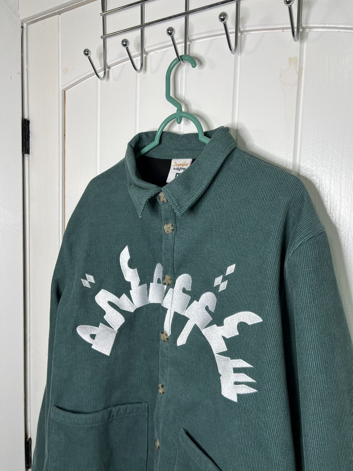 Other SMPL Corduroy Flannel Teal Green Size Medium Size US M / EU 48-50 / 2 - 2 Thumbnail