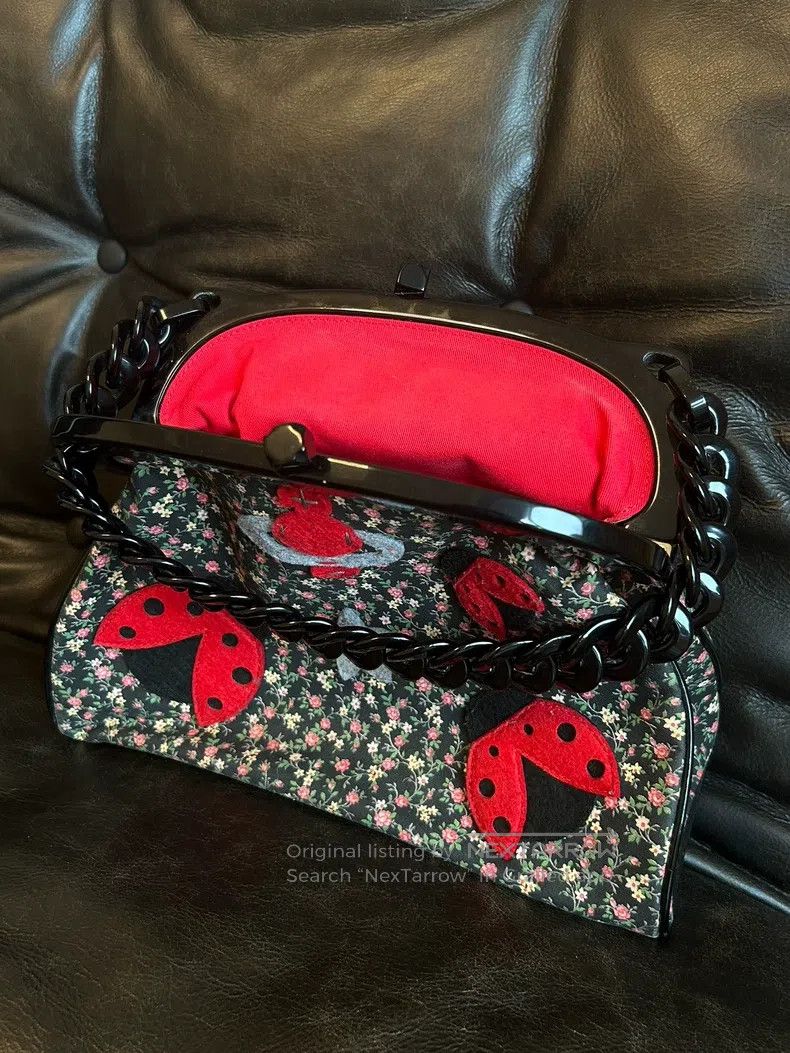 Vivienne Westwood Vivienne Westwood size os Handbag Dumpling Bag, Ladybug Sat Size ONE SIZE - 4 Thumbnail