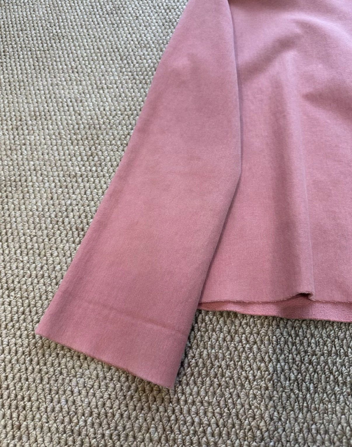 Auralee AURALEE Dusty Pink Crew Neck Sweatshirt K23 Size US S / EU 44-46 / 1 - 4 Thumbnail
