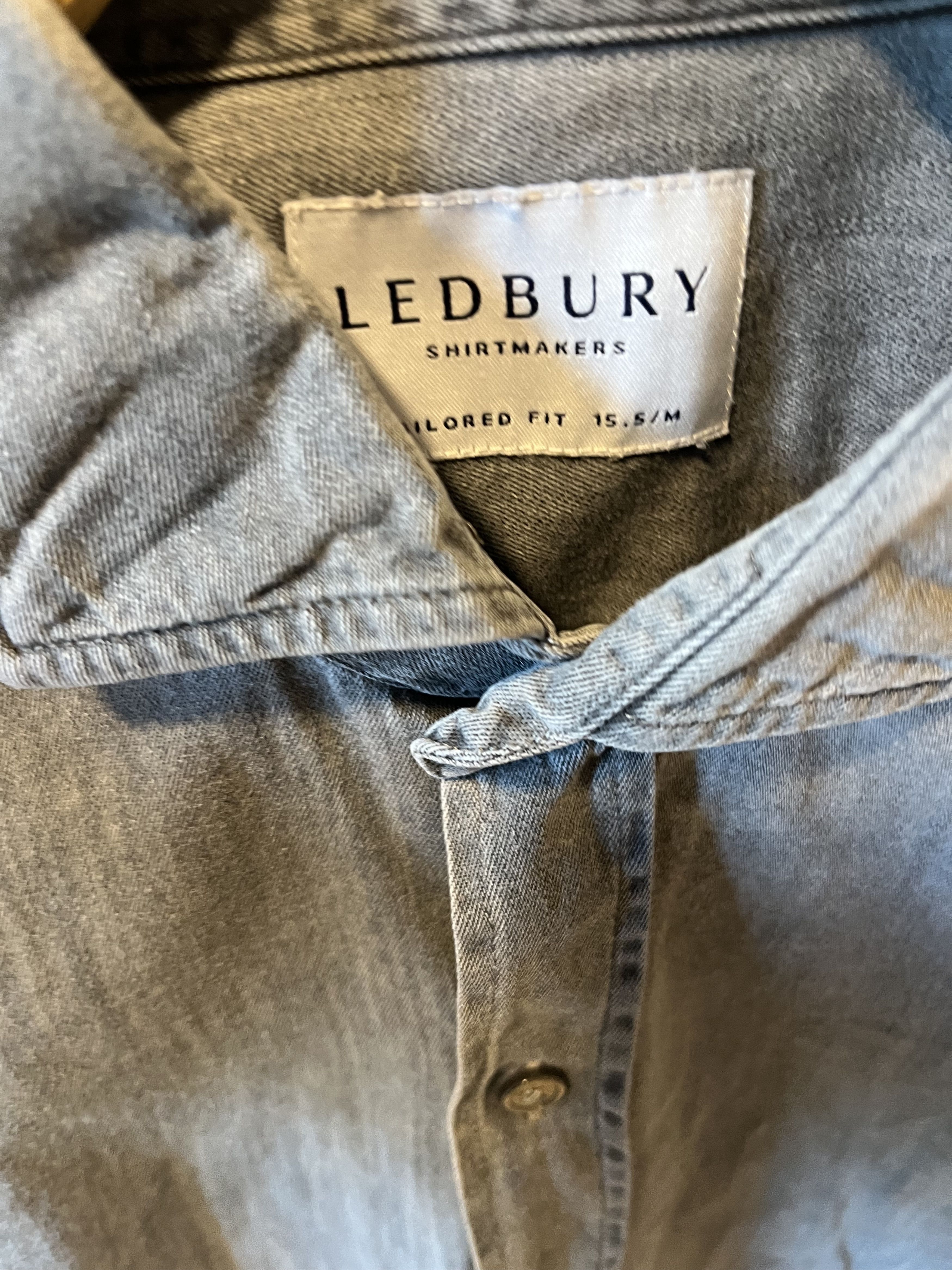 Ledbury Ledbury 'slate' twill shirt Size US S / EU 44-46 / 1 - 3 Thumbnail