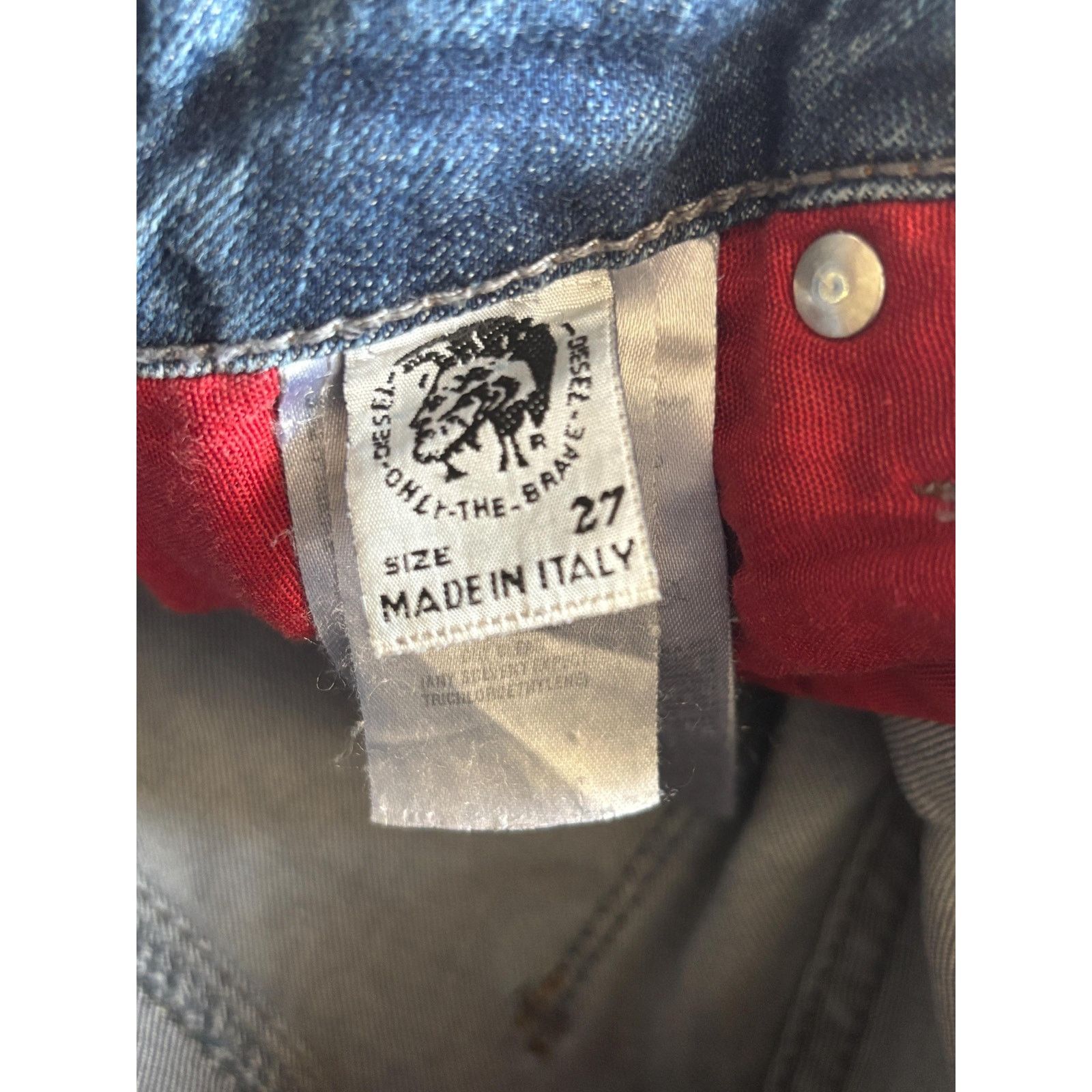 Diesel Diesel Industry Jeans W27 Made in Italy Low Rise Skinny Y2K Size US 27 - 6 Thumbnail