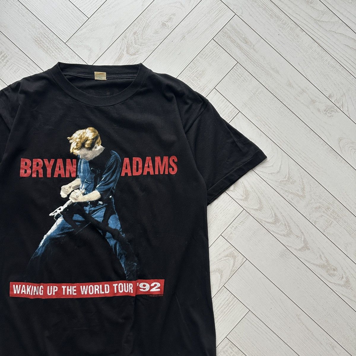 Band Tees Vintage 90s Bryan Adams Waking Up The World tour tee Giant Size US XL / EU 56 / 4 - 3 Thumbnail