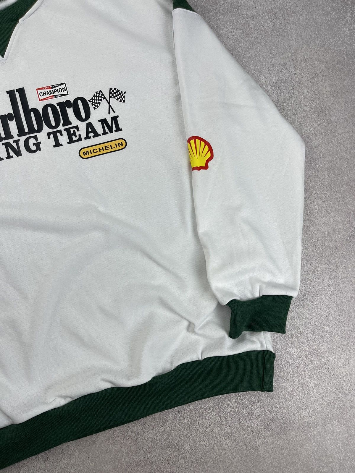 Marlboro Vintage Marlboro Racing Team Michelin Sweatshirt Size US M / EU 48-50 / 2 - 2 Thumbnail