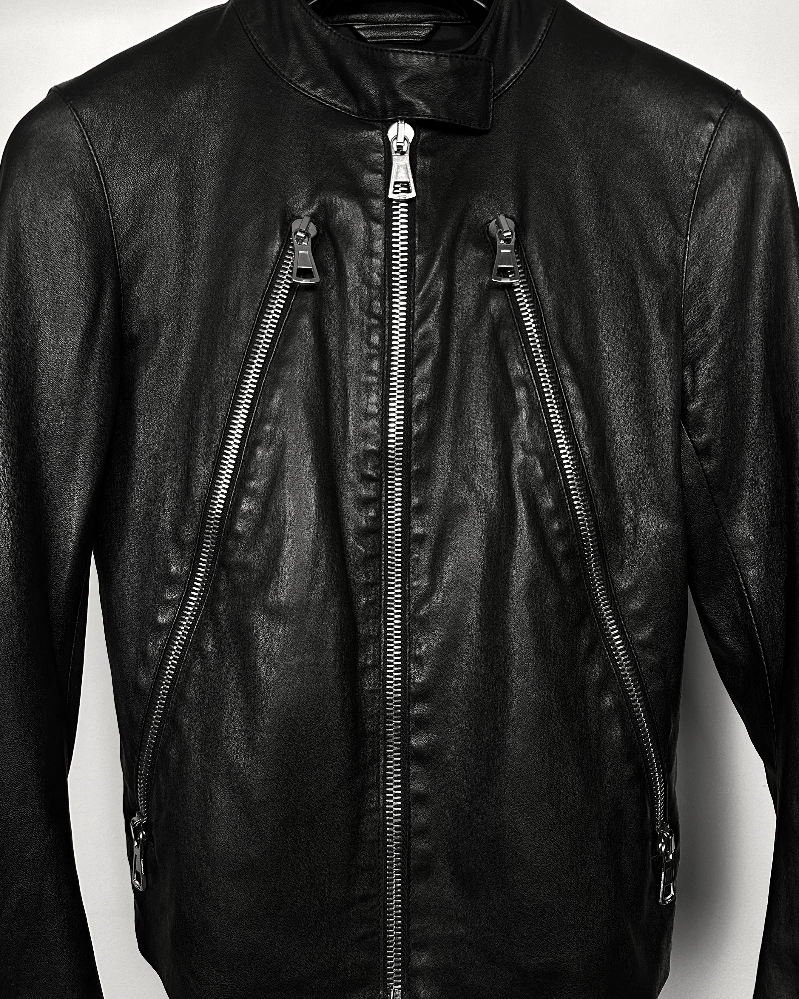 Maison Margiela Maison Margiela 5 Zip Leather Jacket Size US S / EU 44-46 / 1 - 5 Thumbnail