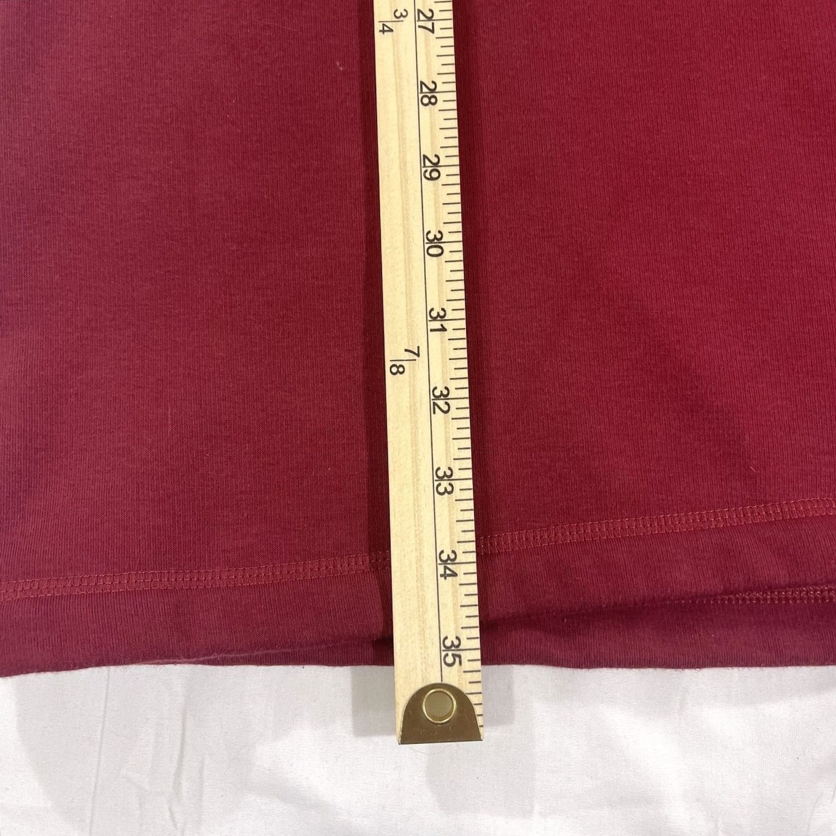 Athleta Athleta Women's 2X Cozy Karma Sweatshirt Dress Asymmetrical Burgundy Zip Pockets Dress Size XXL / US 16-18 / IT 52-54 - 6 Thumbnail