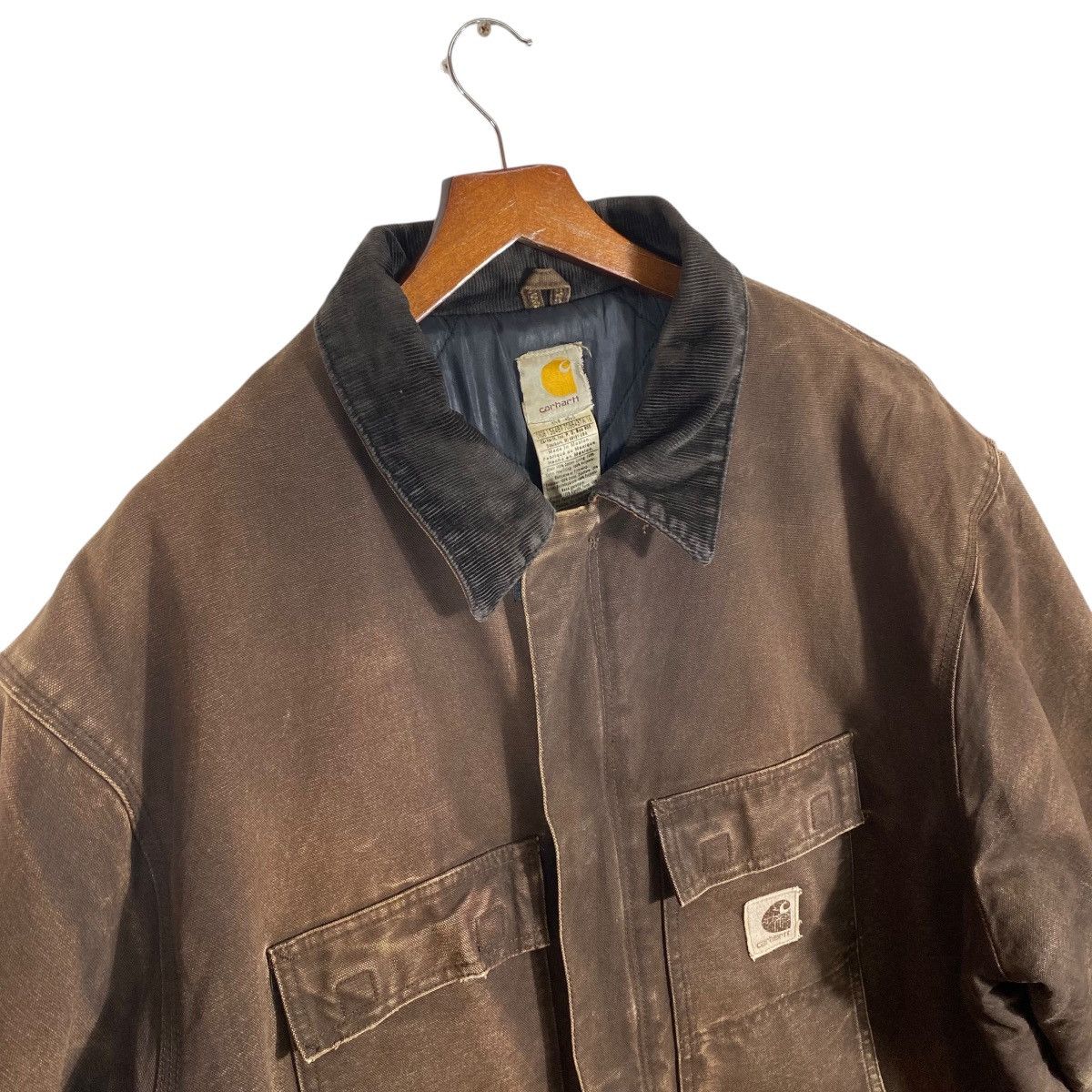 Carhartt Vintage Carhartt C26 DKB Mocha Dual Zip Quilted Workwear Size US XL / EU 56 / 4 - 9 Thumbnail