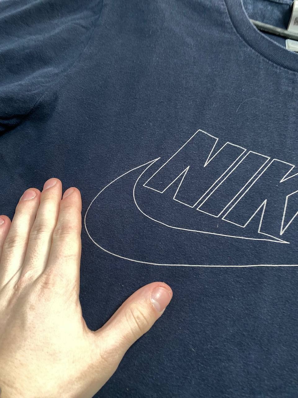 Nike Streetwear T-Shirt Nike big logo Y2K Vintage Size US L / EU 52-54 / 3 - 5 Thumbnail
