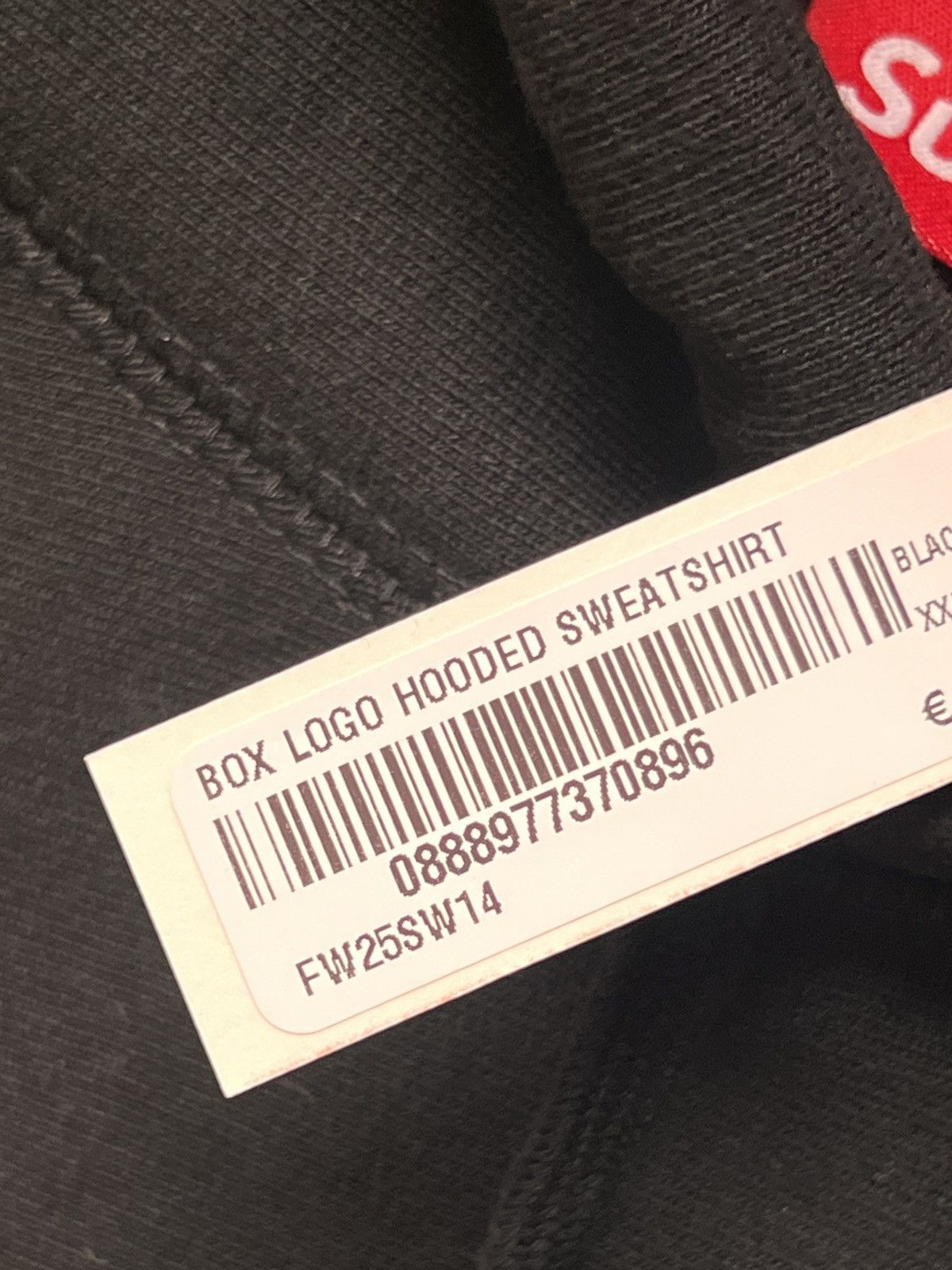 Supreme XXL Supreme Box Logo Hooded Sweatshirt – Black (FW25) Size US XXL / EU 58 / 5 - 22 Thumbnail