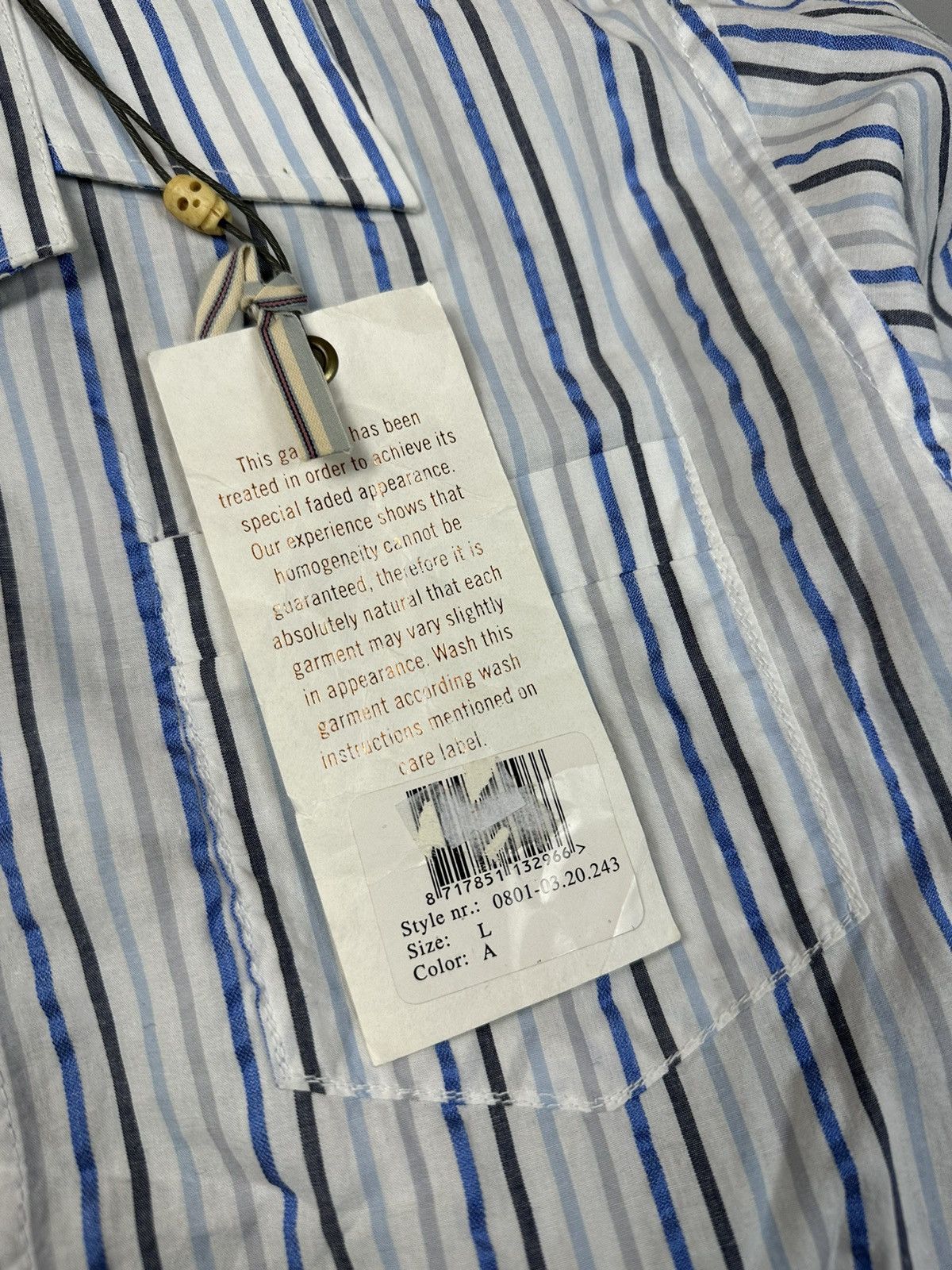 Scotch & Soda Scotch&soda Stripe Button Shirt White Rugby Club Size US L / EU 52-54 / 3 - 3 Thumbnail