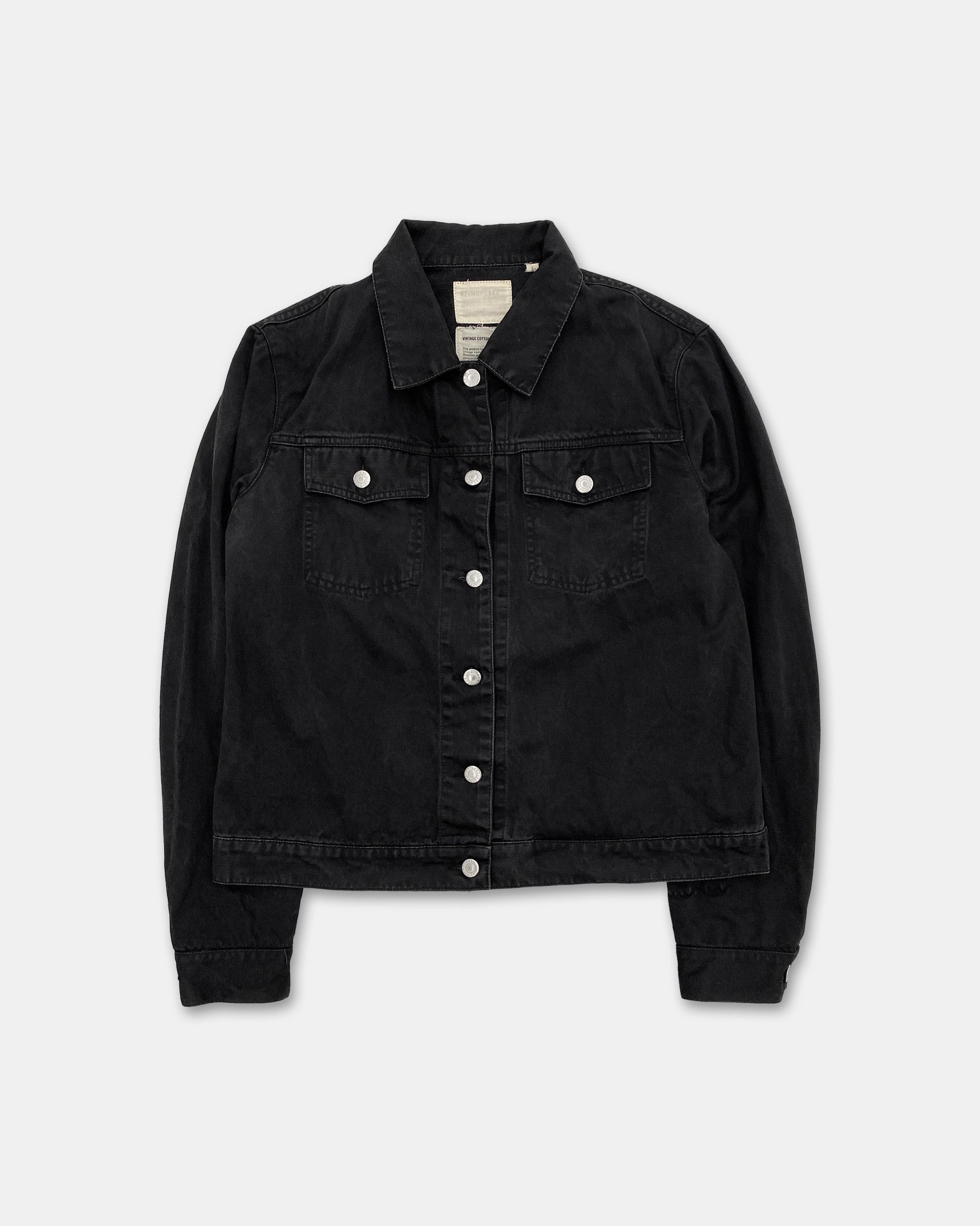 Helmut Lang 2000s Vintage Cotton Denim Jacket Size L / US 10 / IT 46 - 2 Thumbnail