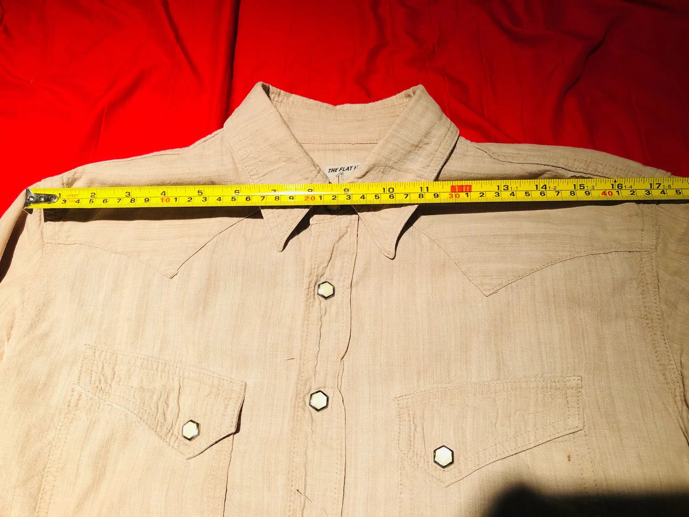 The Flat Head The Flat Head Western long sleeve shirt Size US S / EU 44-46 / 1 - 8 Thumbnail