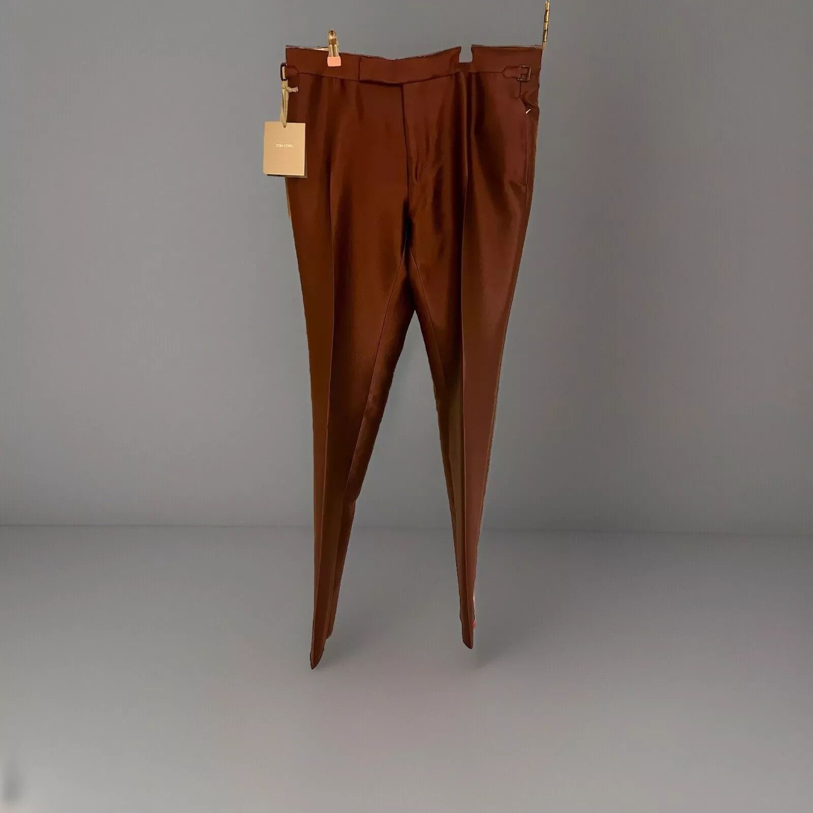 Tom Ford o1ebxxf0225 Suit Trousers Pant in Burgundy Size US 36 / EU 52 - 1 Thumbnail
